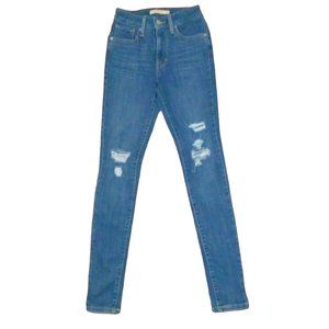 Levis Woman's 721 High rise blue  skinny Jeans . Size 24 X 30